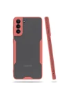 Mey İthalat®  Samsung Galaxy S21 Plus Kılıf Platin Silikon - Pembe