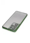 Mey İthalat®  Samsung Galaxy S21 Ultra Kılıf  Lensli Silikon - Yeşil