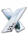 Mey İthalat®  Samsung Galaxy S21 Ultra Kılıf Lüx Şeffaf Silikon