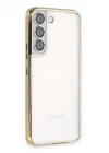 Mey İthalat®  Samsung Galaxy S22 Kılıf  Lensli Silikon - Gold