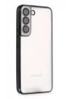 Mey İthalat®  Samsung Galaxy S22 Kılıf  Lensli Silikon - Siyah