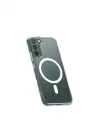 Mey İthalat®  Samsung Galaxy S22 Kılıf Magneticsafe Şeffaf Silikon - Şeffaf