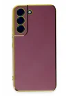 Mey İthalat®  Samsung Galaxy S22 Plus Kılıf Volet Silikon - Kırmızı