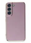 Mey İthalat®  Samsung Galaxy S22 Plus Kılıf Volet Silikon - Mor