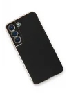 Mey İthalat®  Samsung Galaxy S22 Plus Kılıf Volet Silikon - Siyah