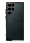 Mey İthalat®  Samsung Galaxy S22 Ultra Kılıf  Lensli Silikon - Siyah