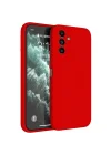 Mey İthalat®  Samsung Galaxy S23 FE Kılıf First Silikon - Kırmızı
