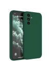 Mey İthalat®  Samsung Galaxy S23 FE Kılıf First Silikon - Koyu Yeşil