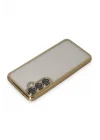 Mey İthalat®  Samsung Galaxy S23 FE Kılıf  Lensli Silikon - Gold