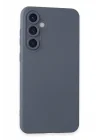 Mey İthalat®  Samsung Galaxy S23 FE Kılıf Nano içi Kadife Silikon - Gri