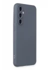 Mey İthalat®  Samsung Galaxy S23 FE Kılıf Nano içi Kadife Silikon - Gri