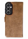 Mey İthalat®  Samsung Galaxy S23 FE Kılıf Trend S Plus Kapaklı Kılıf - Taba