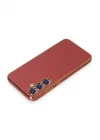 Mey İthalat®  Samsung Galaxy S23 FE Kılıf Volet Silikon - Kırmızı
