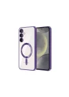 Mey İthalat®  Samsung Galaxy S23 Kılıf Kross Magneticsafe Kapak - Mor