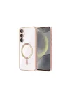 Mey İthalat®  Samsung Galaxy S23 Kılıf Kross Magneticsafe Kapak - Rose