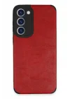 Mey İthalat®  Samsung Galaxy S23 Kılıf Loop Deri Silikon - Kırmızı