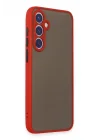 Mey İthalat®  Samsung Galaxy S23 Kılıf Montreal Silikon Kapak - Kırmızı