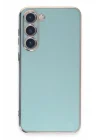 Mey İthalat®  Samsung Galaxy S23 Kılıf Volet Silikon - Açık Yeşil