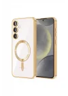 Mey İthalat®  Samsung Galaxy S23 Plus Kılıf Kross Magneticsafe Kapak - Gold
