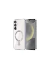 Mey İthalat®  Samsung Galaxy S23 Plus Kılıf Kross Magneticsafe Kapak - Gümüş