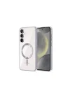 Mey İthalat®  Samsung Galaxy S23 Plus Kılıf Kross Magneticsafe Kapak - Gümüş