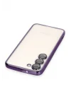 Mey İthalat®  Samsung Galaxy S23 Plus Kılıf  Lensli Silikon - Mor