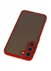 Mey İthalat®  Samsung Galaxy S23 Plus Kılıf Montreal Silikon Kapak - Kırmızı