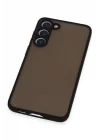 Mey İthalat®  Samsung Galaxy S23 Plus Kılıf Montreal Silikon Kapak - Siyah