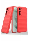 Mey İthalat®  Samsung Galaxy S23 Plus Kılıf Optimum Silikon - Kırmızı