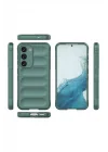 Mey İthalat®  Samsung Galaxy S23 Plus Kılıf Optimum Silikon - Koyu Yeşil