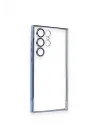 Mey İthalat®  Samsung Galaxy S23 Ultra Kılıf  Lensli Silikon - Açık Mavi