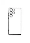 Mey İthalat®  Samsung Galaxy S23 Ultra Kılıf  Lensli Silikon - Siyah