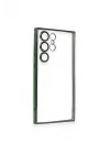 Mey İthalat®  Samsung Galaxy S23 Ultra Kılıf  Lensli Silikon - Yeşil