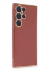 Mey İthalat®  Samsung Galaxy S23 Ultra Kılıf Volet Silikon - Kırmızı