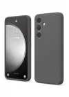 Mey İthalat®  Samsung Galaxy S24 FE Kılıf First Silikon - Gri