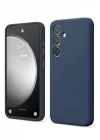 Mey İthalat®  Samsung Galaxy S24 FE Kılıf First Silikon - Lacivert