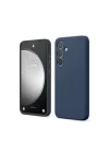 Mey İthalat®  Samsung Galaxy S24 FE Kılıf First Silikon - Lacivert