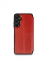 Mey İthalat®  Samsung Galaxy S24 FE Kılıf Flip Cover - Kırmızı