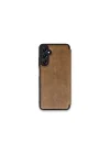 Mey İthalat®  Samsung Galaxy S24 FE Kılıf Flip Cover - Taba