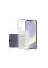 Mey İthalat®  Samsung Galaxy S24 FE Kılıf Kart Şeffaf Silikon - Şeffaf