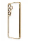 Mey İthalat®  Samsung Galaxy S24 FE Kılıf  Lensli Silikon - Gold
