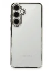 Mey İthalat®  Samsung Galaxy S24 FE Kılıf  Lensli Silikon - Gümüş