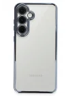 Mey İthalat®  Samsung Galaxy S24 FE Kılıf  Lensli Silikon - Lacivert
