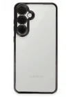 Mey İthalat®  Samsung Galaxy S24 FE Kılıf  Lensli Silikon - Siyah