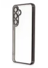 Mey İthalat®  Samsung Galaxy S24 FE Kılıf  Lensli Silikon - Siyah
