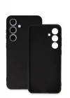 Mey İthalat®  Samsung Galaxy S24 FE Kılıf Nano içi Kadife Silikon - Siyah