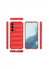 Mey İthalat®  Samsung Galaxy S24 FE Kılıf Optimum Silikon - Kırmızı