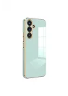 Mey İthalat®  Samsung Galaxy S24 FE Kılıf Volet Silikon - Açık Yeşil