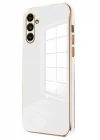 Mey İthalat®  Samsung Galaxy S24 FE Kılıf Volet Silikon - Beyaz