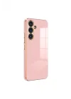 Mey İthalat®  Samsung Galaxy S24 FE Kılıf Volet Silikon - Pembe